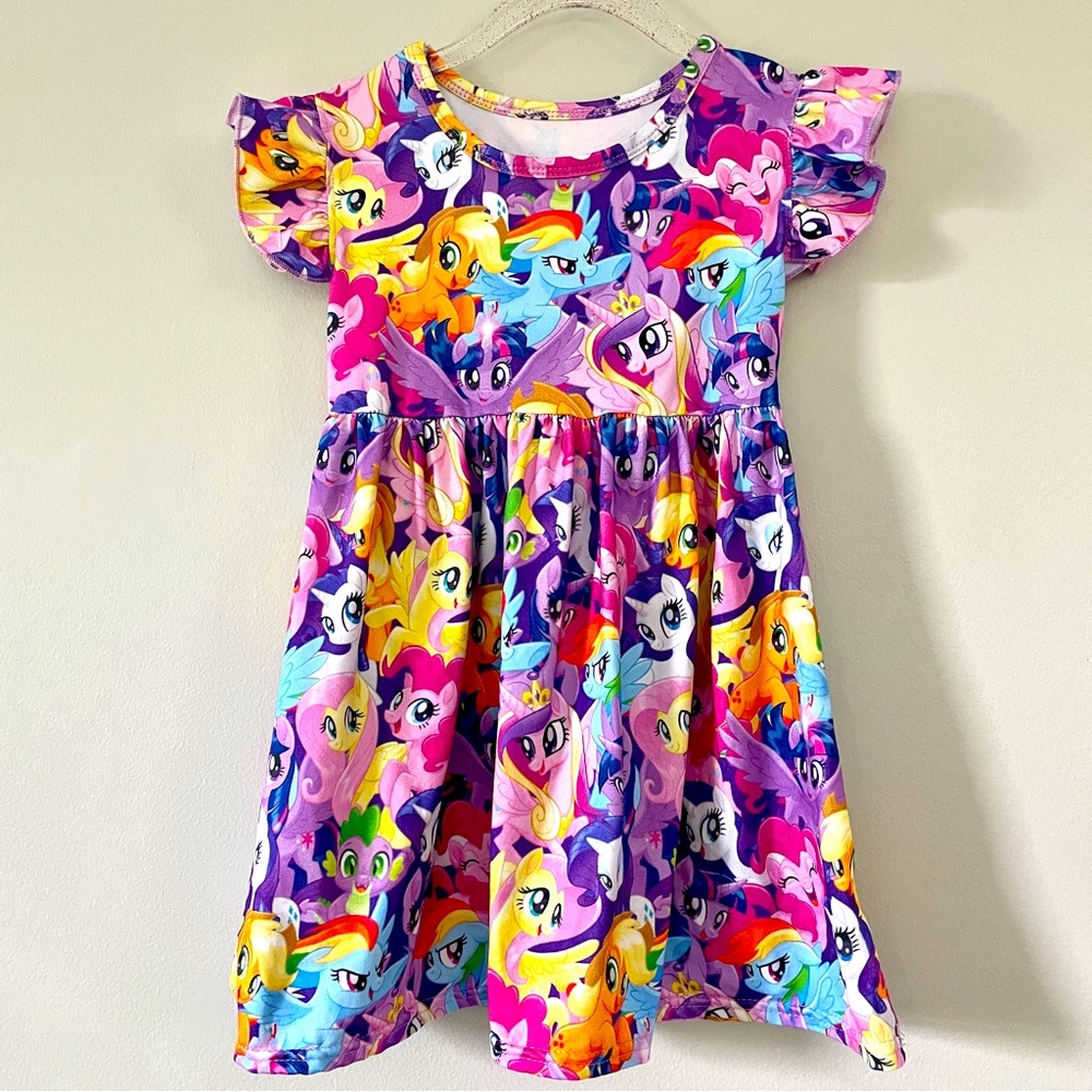 My Little Pony MLP Flutter Sleeve Dress 3T